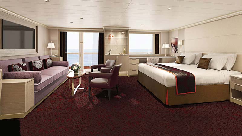 Koningsdam - Neptune Verandalı Suit Kabin (SA)