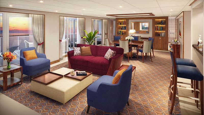 Seabourn Encore - Wintergarden Suit (WG)