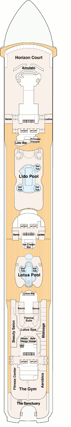 Coral Princess - Lido Deck