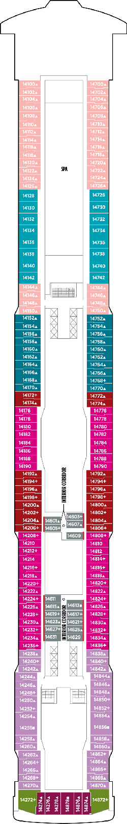 Norwegian Getaway - Deck Fourteen