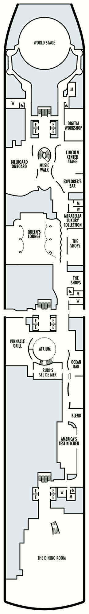 Koningsdam - Plaza Deck