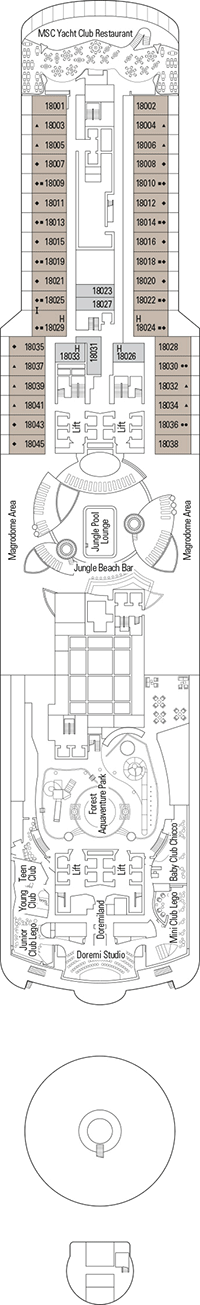 MSC Seaview - Deck Eighteen