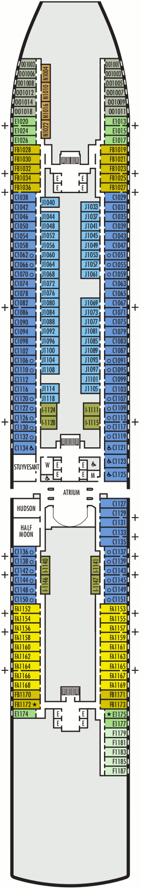 Nieuw Amsterdam - Main Deck