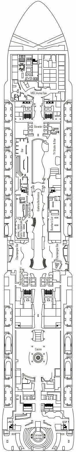 MSC Bellissima - Deck Seven