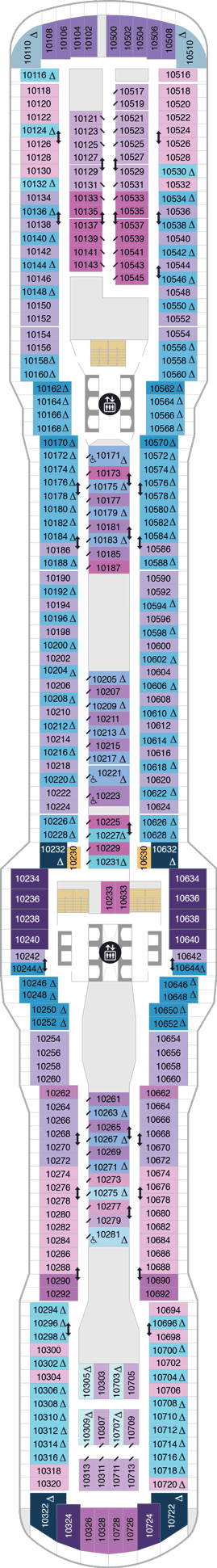 Spectrum Of The Seas - Deck Ten