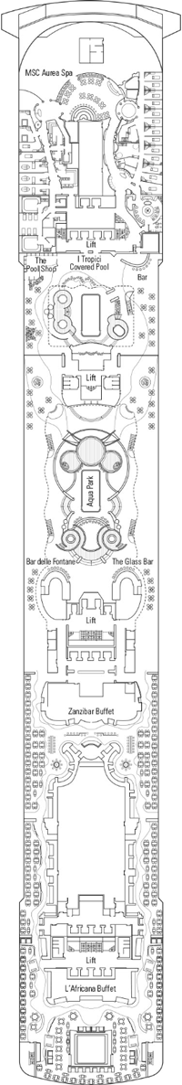 MSC Fantasia - Miraggio Deck
