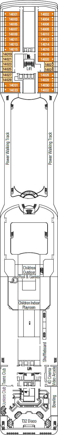 MSC Magnifica - Positano Deck