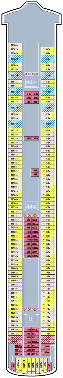 Norwegian Pearl - Deck Eleven