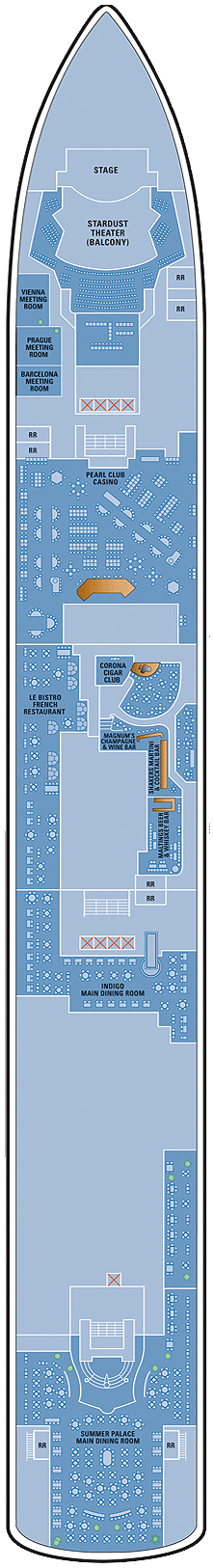 Norwegian Pearl - Deck Six