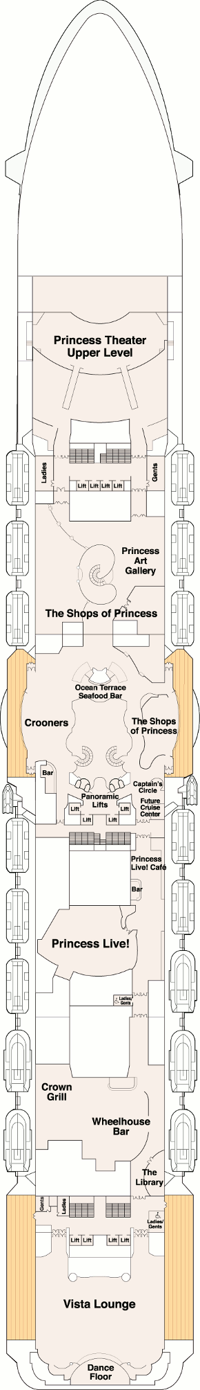 Royal Princess - Promenade Deck