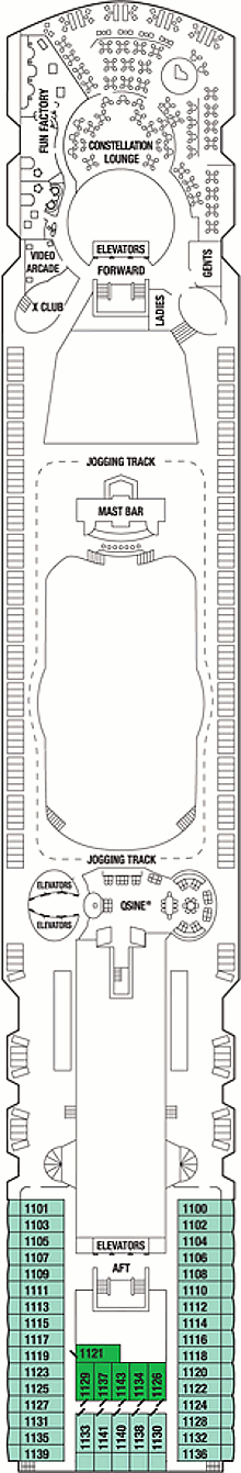 Celebrity Infinity - Deck 11