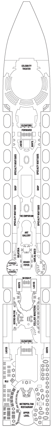 Celebrity Millennium - Entertainment Deck