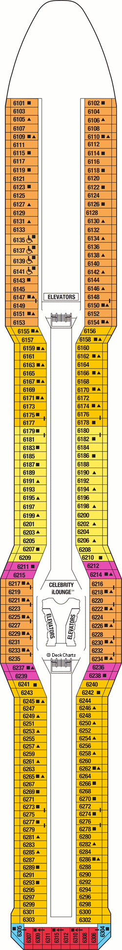 Celebrity Eclipse - Deck 6