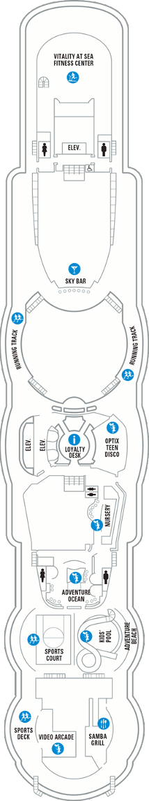 Radiance Of The Seas - Deck Twelve