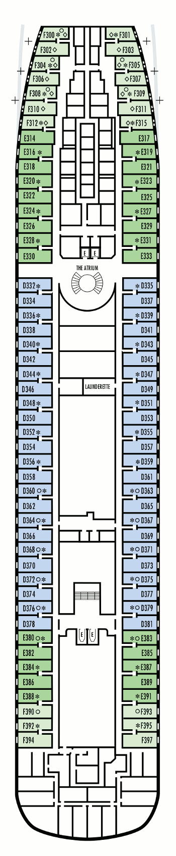 Prinsendam - Main Deck