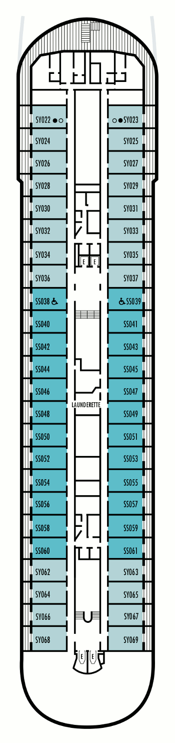 Prinsendam - Verandah Deck