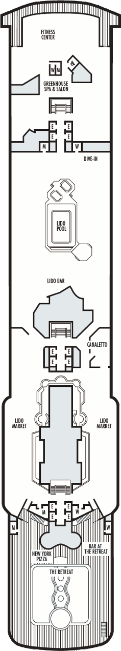 Rotterdam Ship - Lido Deck