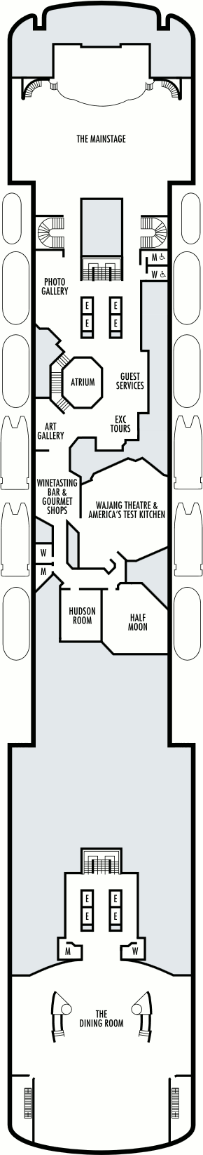 Veendam - Promenade Deck