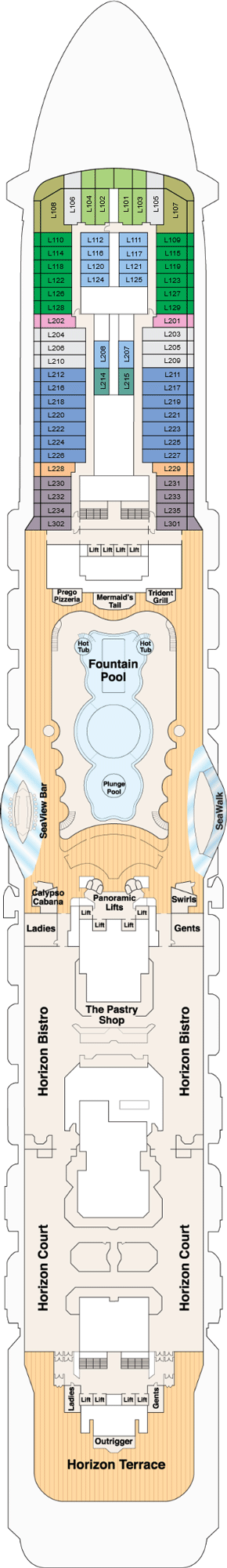 Regal Princess - Lido Deck