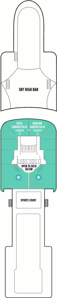 Norwegian Star - Deck Fourteen Aft