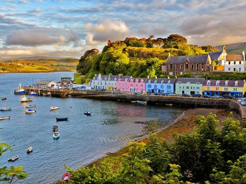 Portree - Skye Adası - İskoçya